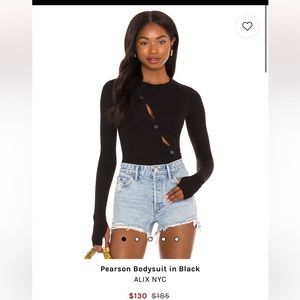 Alix NYC bodysuit Pearson black